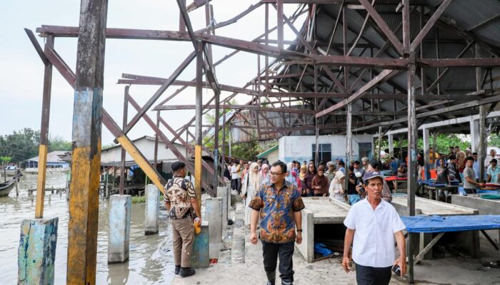 Kondisi Memprihatinkan, Bupati Deliserdang Akan Perbaiki TPI Bagan Percut