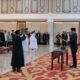 Gubsu Bobby Afif Nasution melantik Bupati Madina dan Wakil, Saipullah Nasution -Atika Azmi di Aula Raja Inal Siregar, Kantor Gubsu, Jumat (21/03). (Waspada/Ist.)