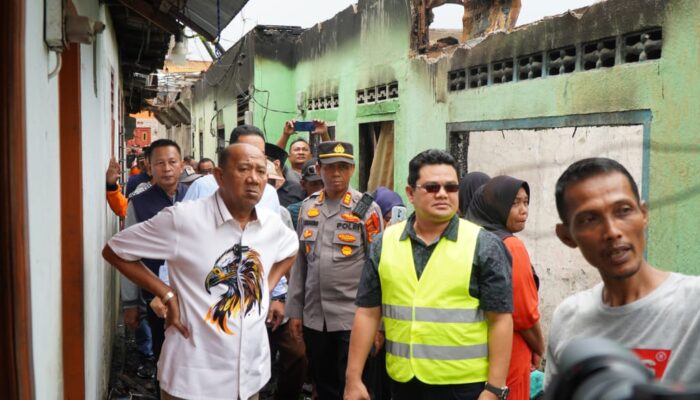 Bupati Langkat Beri Bantuan Dan Akan Rehabi Rumah Korban Kebakaran