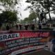 ALIANSI Rakyat Peduli Palestina Sumatera Utara menggelar aksi solidaritas dan flash mob di depan Taman Makam Pahlawan, Jalan Sisingamangaraja, Medan, Jumat (21/3/2025) pukul 16.30 WIB hingga menjelang maghrib, Waspada/ist
