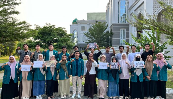 Mahasiswa IAIN Lhokseumawe Tolak Pengesahan RUU TNI