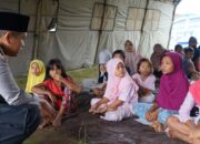 Pasca Bencana, Polres Sidimpuan Bantu Anak Korban Banjir