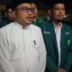 DIREKTUR RSUD H OK Arya Zulkarnain, dr. Guruh Wahyu Nugroho dan Ketua PD Al-Washliyah Batubara, Al-As'ari pada  bukber serta memberikan tali asih kepada anak yatim.Waspada/Ist