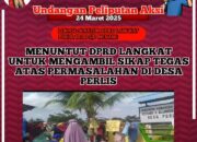 Masyarakat Desa Perlis Akan Kembali Demo Ke DPRD Langkat