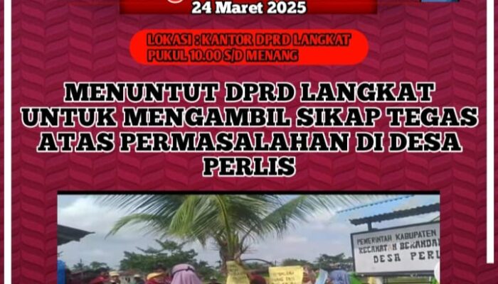 Masyarakat Desa Perlis Akan Kembali Demo Ke DPRD Langkat