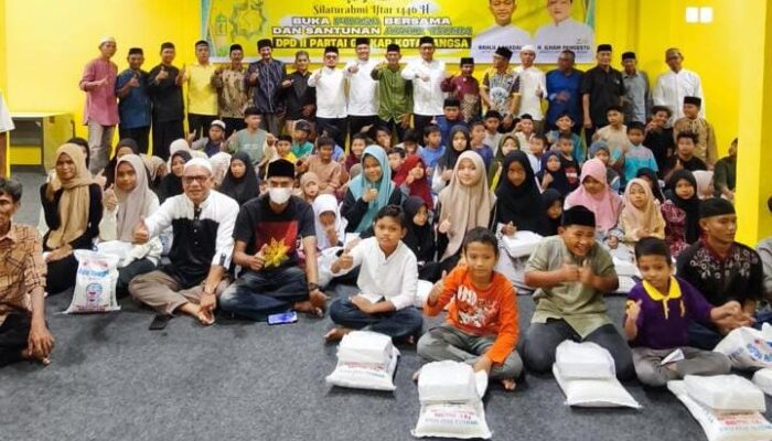 Jelang Idul Fitri, H. Ilham Pangestu Santuni 100 Anak Yatim