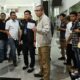 Sekdaprovsu Sumut Effendy Pohan, bersama Kadis Ketenagakerjaan M. Ismael P. Sinaga dan Kadis Pemberdayaan Perempuan, Perlindungan Anak dan Keluarga Berencana Dwi Endah Purwanti, saat menjemput 33 orang korban TPPO di Bandara Kualanamu. Waspada/Ist