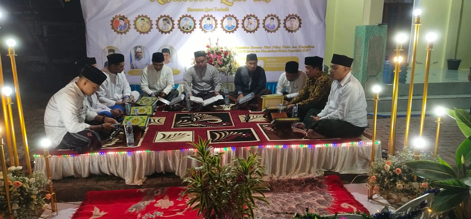 Malam Haflah Al Qur'an Gampong Lam Lumpu Dihadiri 9 Qori terbaik Aceh Besar