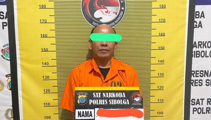 Sat Resnarkoba Polres Sibolga Ringkus Residivis Terlibat Sabu