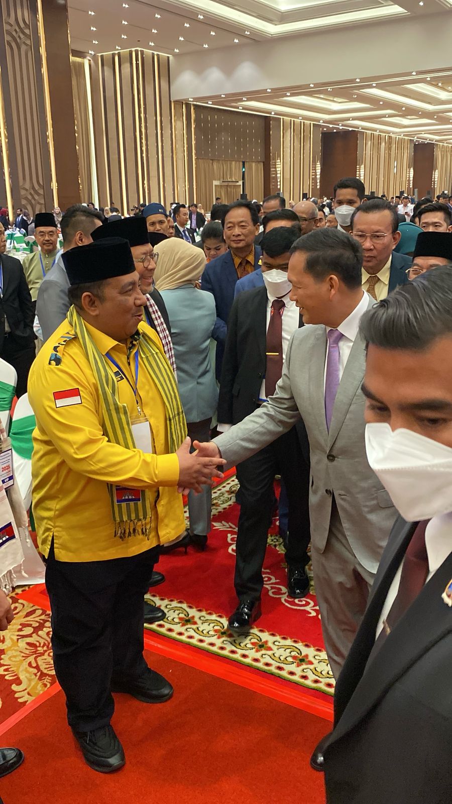 Bertemu PM Kamboja, Ketum PP AMPG Sampaikan Salam Prabowo Dan Bahlil