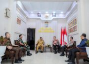Bupati Asri Ludin Tambunan Sambut Hangat Kedatangan Kapolresta Di Mako Polresta Deliserdang
