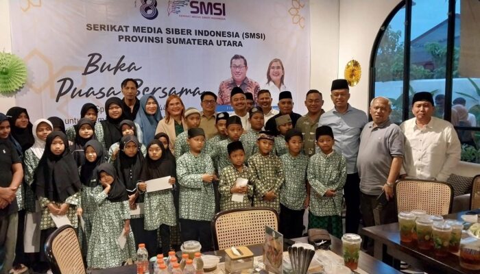 SMSI Sumut Buka Puasa Bersama Anak Yatim