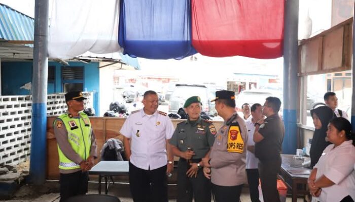 Bupati Dairi Cek Pos Pengamanan Jelang Lebaran