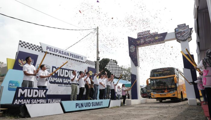 PLN UID Sumut Berangkatkan 576 Pemudik Dalam Program Mudik Bersama BUMN 2025