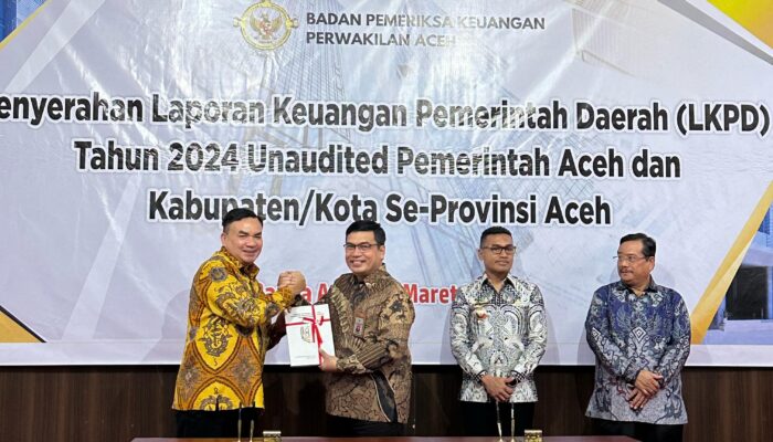 Bupati Salim Fakhry Serahkan LKPD Unaudite Kabupaten Aceh Tenggara TA 2024