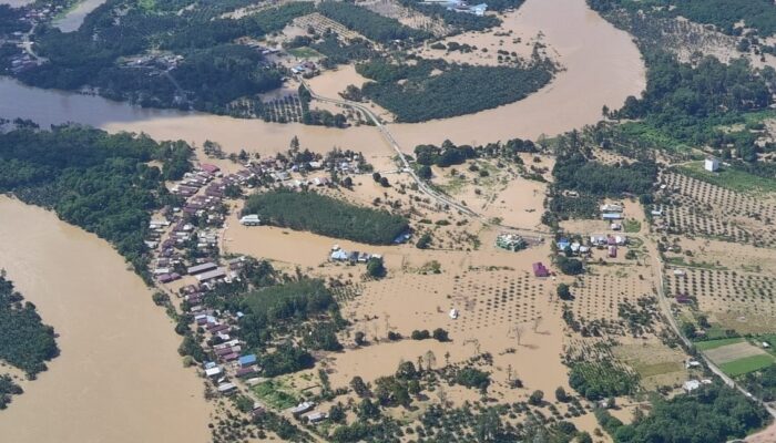Dua Orang Meninggal Akibat Banjir Menerjang Kabupaten Berau Kaltim