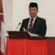 BUPATI Humbahas, Oloan Paniaran Nababan membacakan Nota Pengantar LKPj Tahun 2024 pada Rapat Paripurna DPRD. Waspada/Ist
