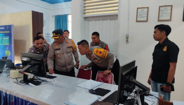 Kapolres Simalungun Sidak Pelayanan SIM, Pastikan Tidak Ada Pungli