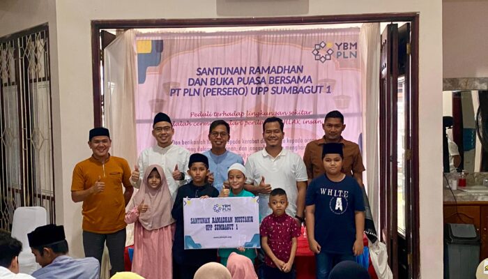 Bulan Ramadhan, PLN UIP SBU Berikan Santunan Kepada Anak Yatim