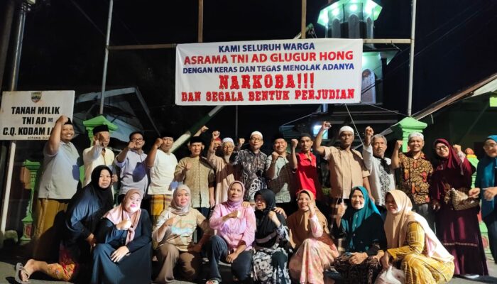 Warga Asrama Glugur Hong Perangi Narkoba Dan Judi