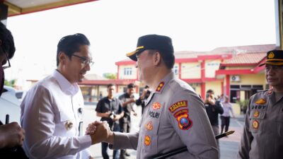 Silaturahmi Rico Waas Dengan Kapolres Pelabuhan Belawan, Bahas Peningkatan Keamanan Dukung Pembangunan Dan Investasi