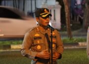 Wakapolrestabes Medan Pimpin Apel Satgas Anti Tawuran Di Posko Tramtibum Helvetia
