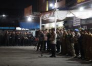 Peserta Apel Bersama 3 Pilar Satgas Anti Tawuran Dan Begal Di Medan Amplas Membludak