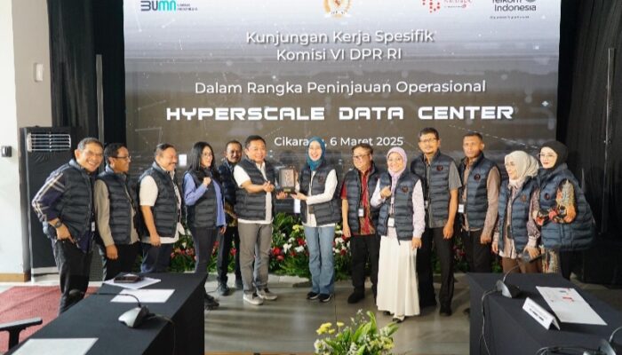Dukung Ekosistem Digital Nasional, Komisi VI DPR RI Tinjau Hyperscale Data Center Telkom Di Cikarang