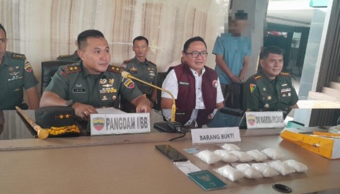 Kodam I/BB Gagalkan Peredaran 1 Kg Sabu Di Labuhanbatu