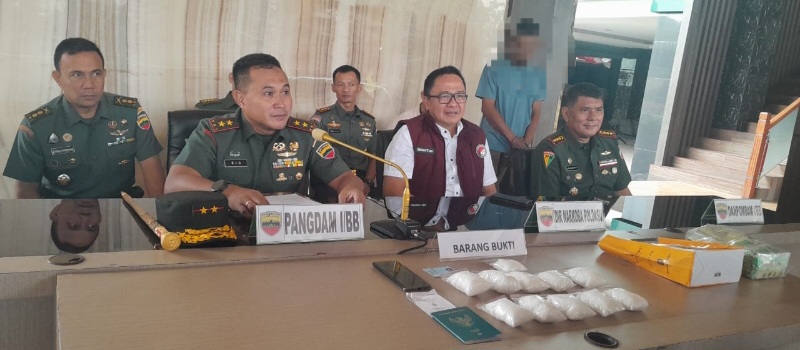 Kodam I/BB Gagalkan Peredaran 1 Kg Sabu Di Labuhanbatu