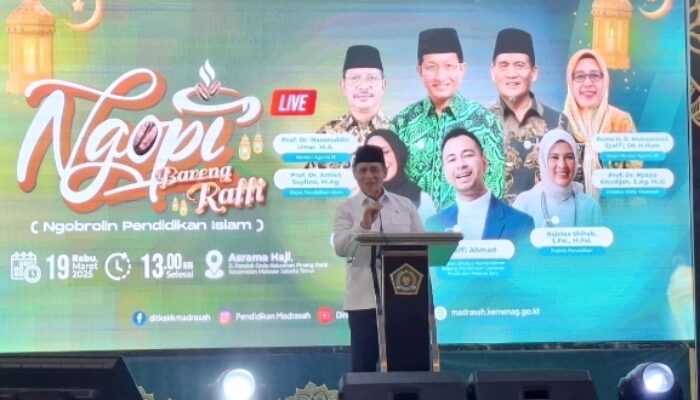 Resmikan NGOPI Bareng, Ini Pesan Wamenag Romo Syafi’i Untuk Siswa Madrasah