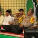 KAPOLRI Jenderal Listyo Sigit Prabowo bersama pejabat di Sumut dan Sultan Deli XIV saat safari Ramadan di Masjid Raya Al Mashun, Sabtu (22/3). Waspada/Ist