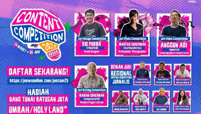 JNE Content Competition 2025 Kembali Digelar Berhadiah Ratusan Juta Rupiah
