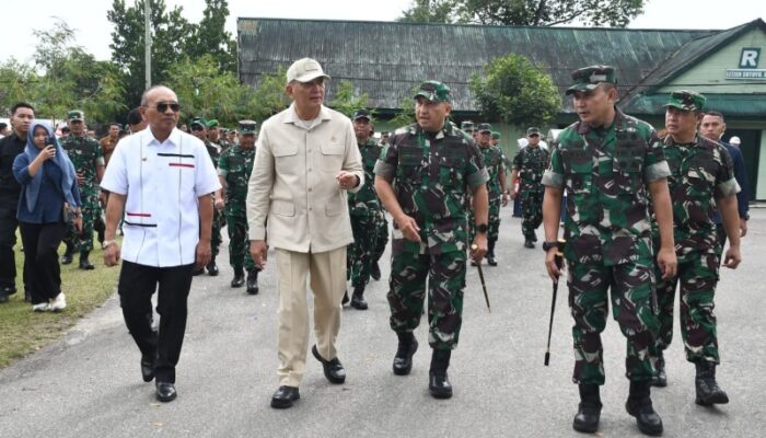 Menhan RI Tinjau Fasilitas Pendidikan Dan Sarana Pendukung Rindam I/BB