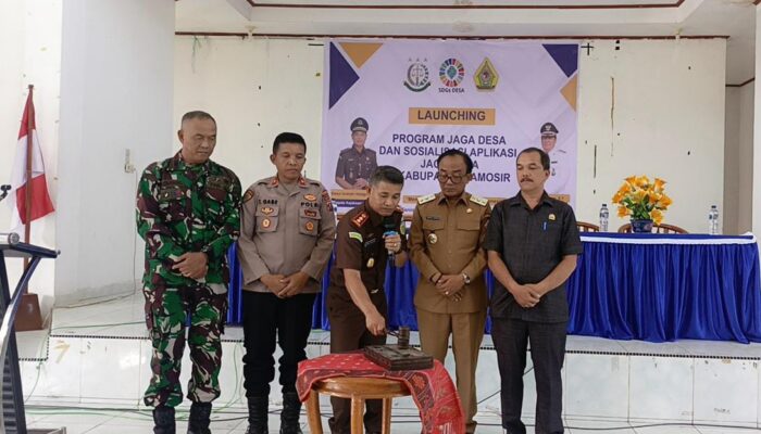 Kejari Samosir Launching Aplikasi Jaga Desa