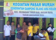 Jelang Idul Fitri, Pemdes Blang Ara Keude Buka Pasar Murah