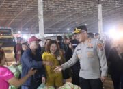 Kapolrestabes Medan Cek Harga Bahan Pokok Di Pasar Induk Tuntungan