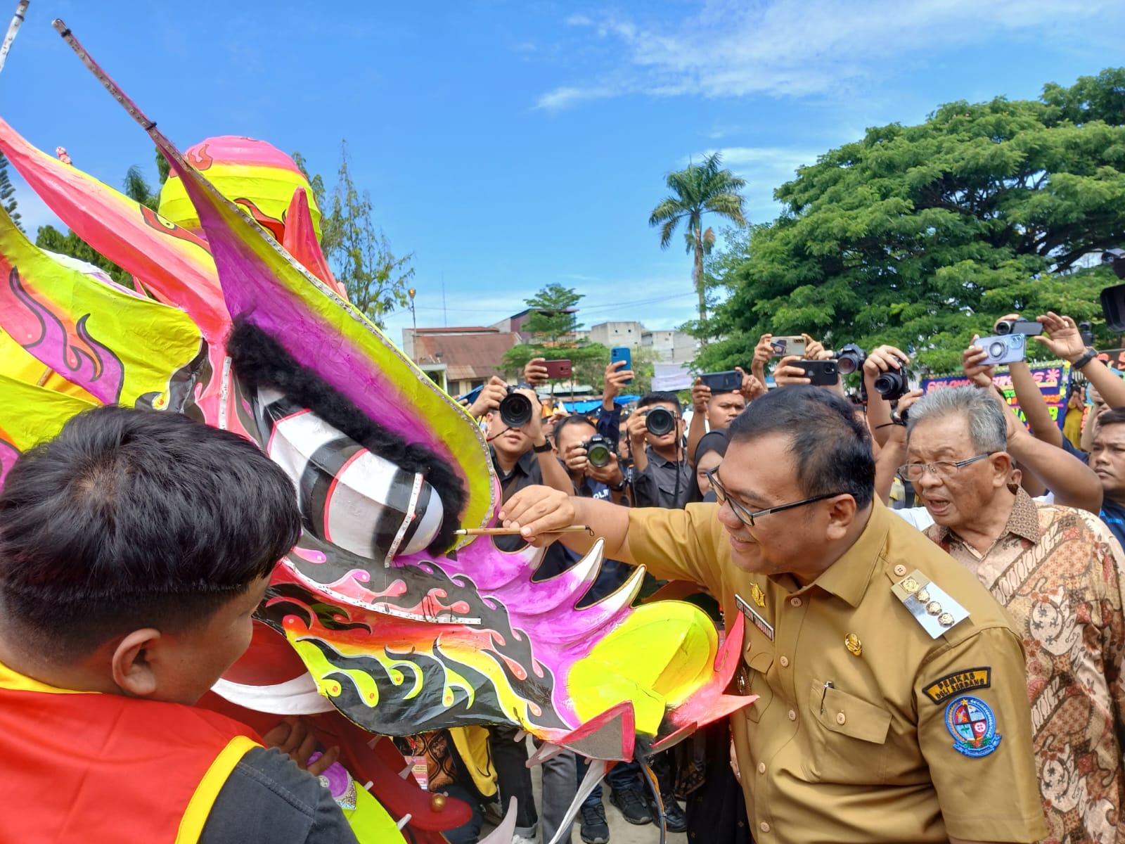 2.500 Peserta Ikuti Pawai Pekan Budaya Nusantara Di Deliserdang