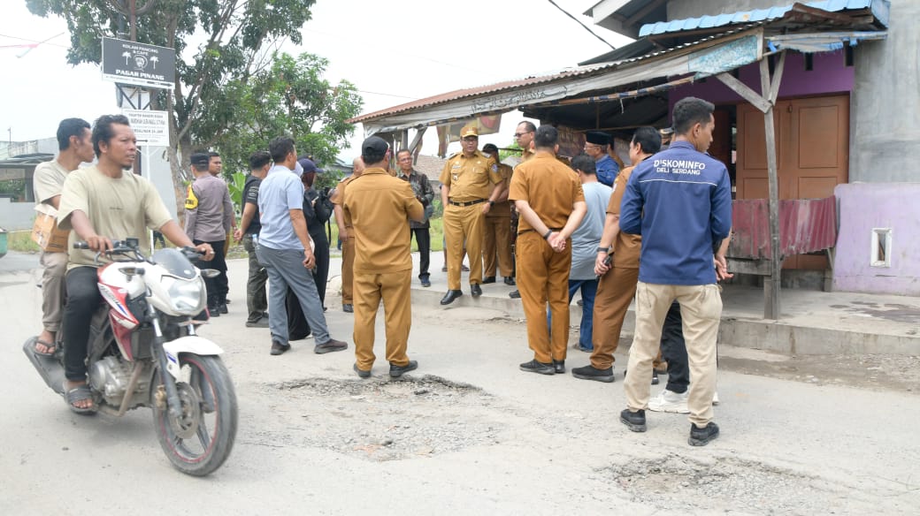 Jalan Pendidikan Sei Rotan Segera Diperbaiki