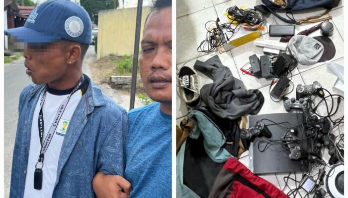 Polres P.Siantar Ringkus Pelaku Curat Di Asrama Kanwil DJP Sumut II