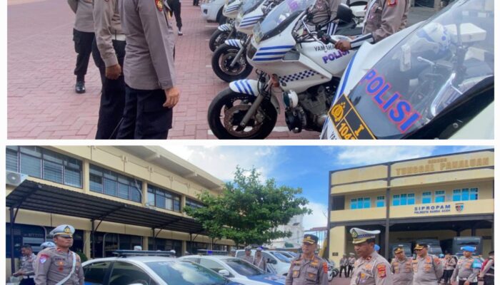 Kapolresta Banda Aceh Cek Kelengkapan Alsus Dan Randis