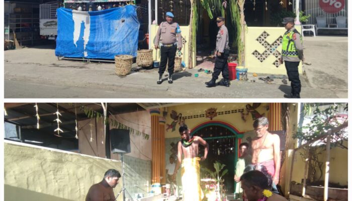 Personel Polresta Banda Aceh Amankan Perayaan Shitirai Maha Puja