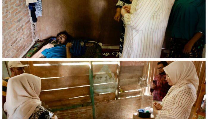 Marlina Muzakir Fasilitasi Pengobatan Dua Warga Lumpuh Di Pidie