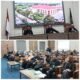 Ketua PT Banda Aceh Nursyam bersama Hakim PT dan jajarannya gelar rapat bulanan membahas laporan dan evaluasi kinerja bulan April 2025 di Ruang Sidang Utama PT BNA, Selasa (29/04/25).(Waspada/T.Mansursyah)