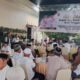 Masyarakat Hadiri Halalbihalal Di Rumah Bupati Agara