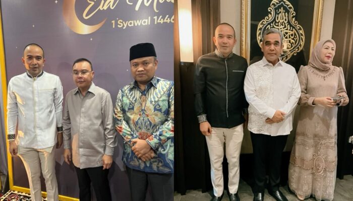 Zakky Shahri Hadiri Open House Sufmi Dasco, Muzani Hingga Forkompinda Sumut