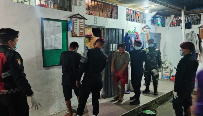 Rutan Tarutung Razia Kamar Hunian WBP