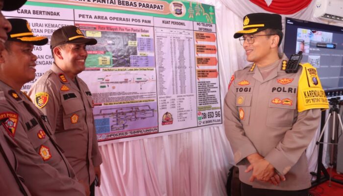Karo Ops Polda Sumut Tinjau Kesiapan Pospam Lebaran Di Parapat