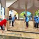 Jamin Kenyamanan Pemudik, BKPRMI Bersihkan Masjid