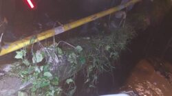 Minibus dari Panyabungan Kabupaten Mandailing Natal menuju Pekanbaru, Riau, diduga hilang kendali dan terjun ke sungai di Desa Aeknabara, Kecamatan Aeknabara Barumun, Kabupaten Padanglawas. (Waspada/Ist)